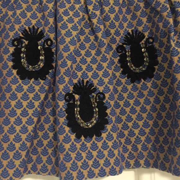 Anthropologie  Flounced Ruffled  Skirt - Picture 3 of 8